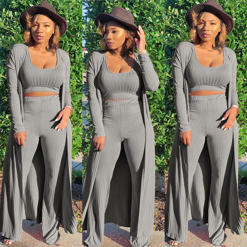 3 piece long sleeve cardigan