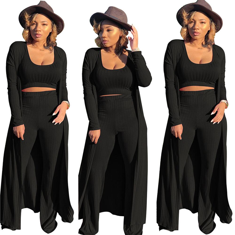 3 piece long sleeve cardigan