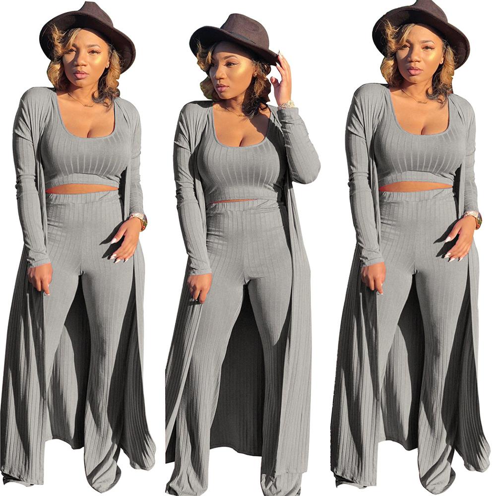3 piece long sleeve cardigan