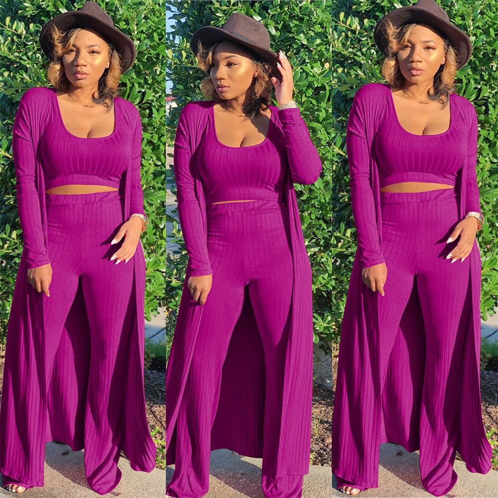 3 piece long sleeve cardigan