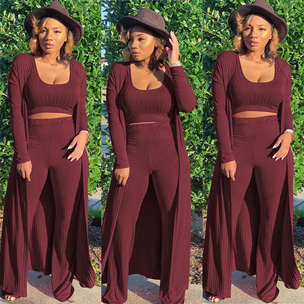 3 piece long sleeve cardigan