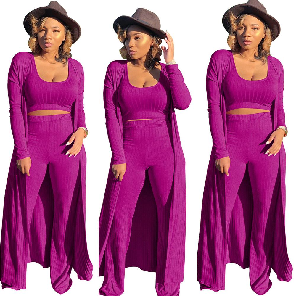3 piece long sleeve cardigan