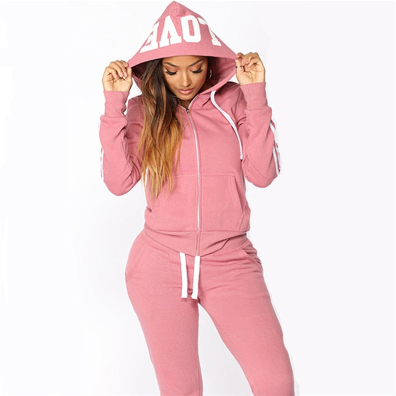 Pink Love Hoodie 2 Piece