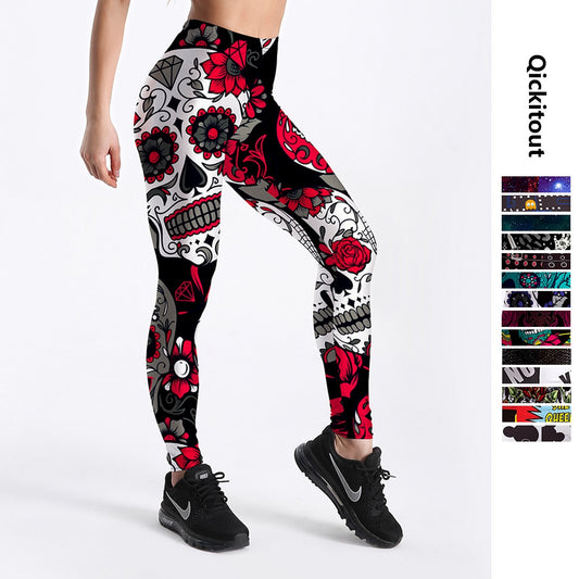 Graphic Stretch Pants
