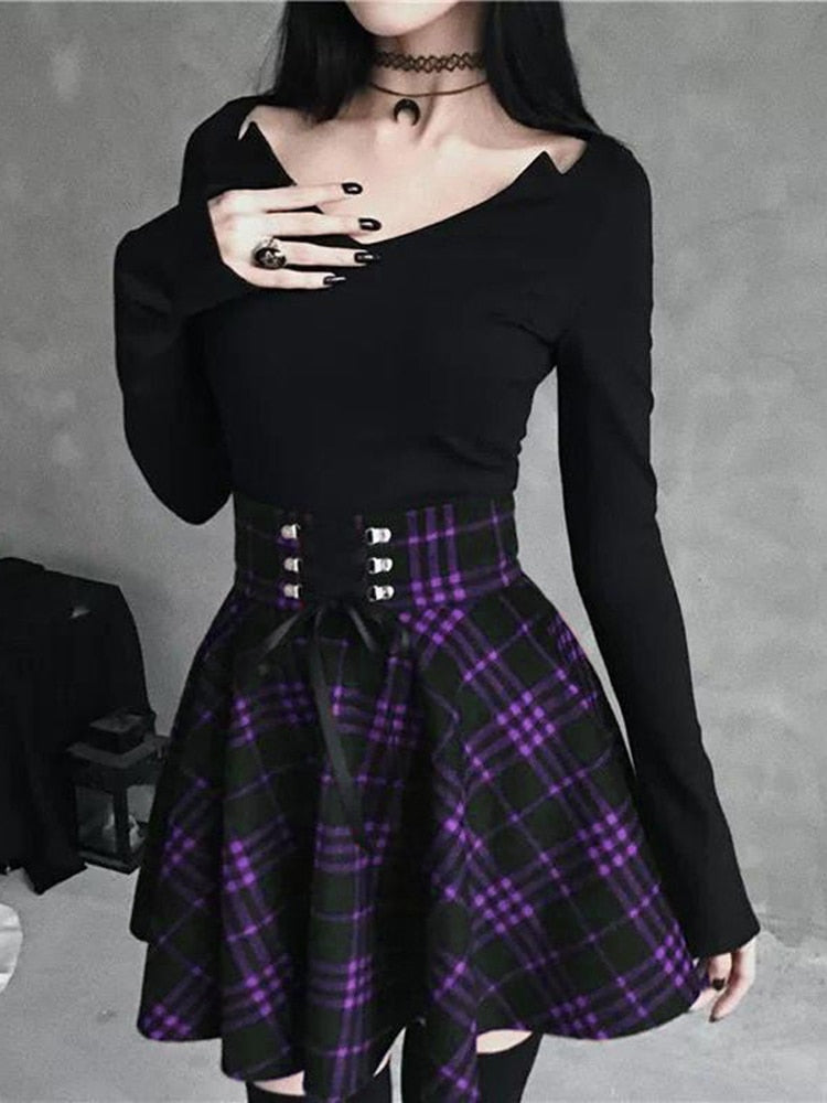 Pleated Mini Skirt
