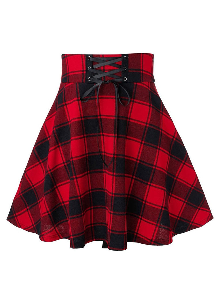 Pleated Mini Skirt