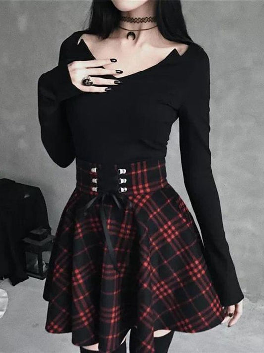 Pleated Mini Skirt
