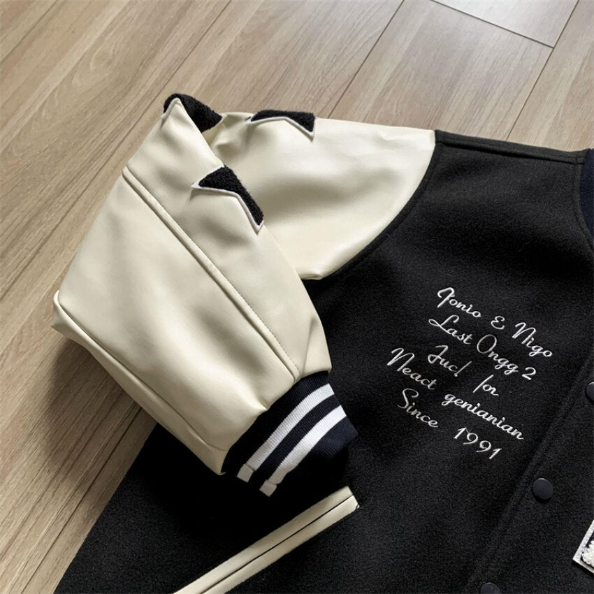 Womens Letter Jacket