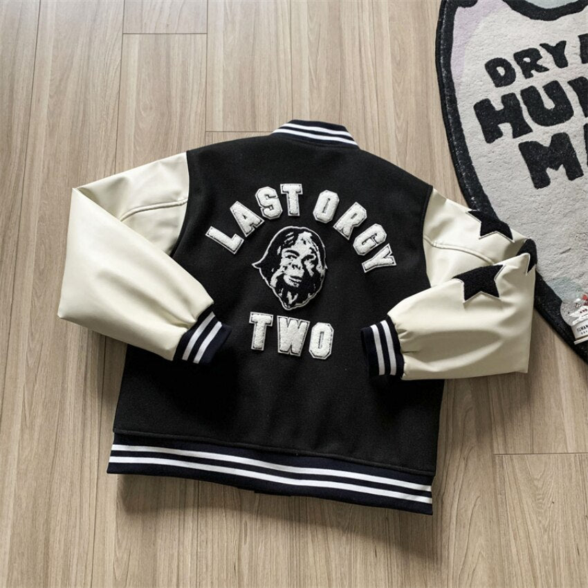 Womens Letter Jacket