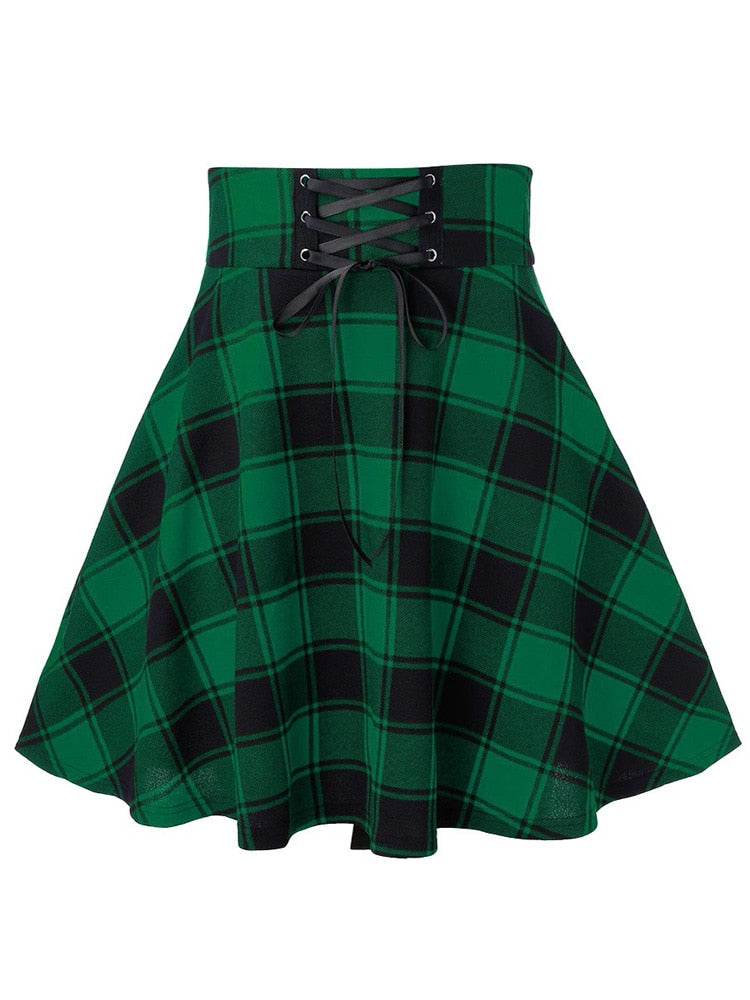 Pleated Mini Skirt
