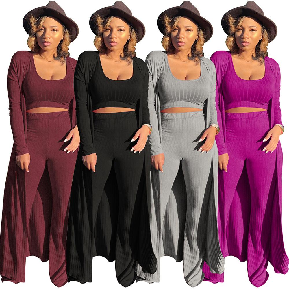 3 piece long sleeve cardigan