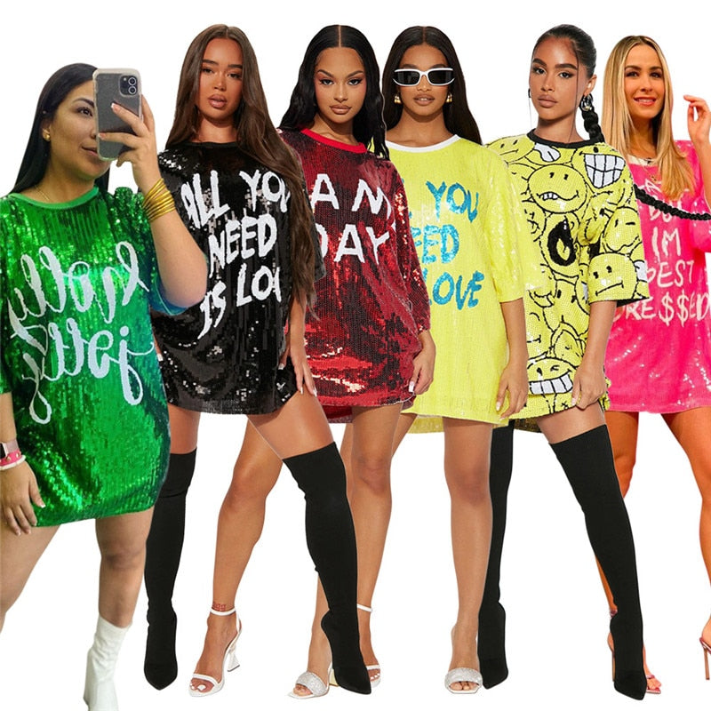 Glitter Sequins Dress